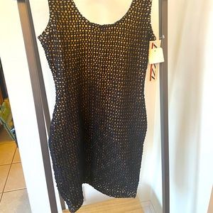 NWT Vintage minidress/swim coverup (Size Medium)
